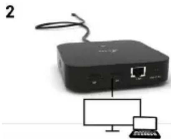 i-TEC C31DUALDPDOCKPD - AANSLUITING VAN DE DISPLAYPOORT VAN DE MONITOR - 2