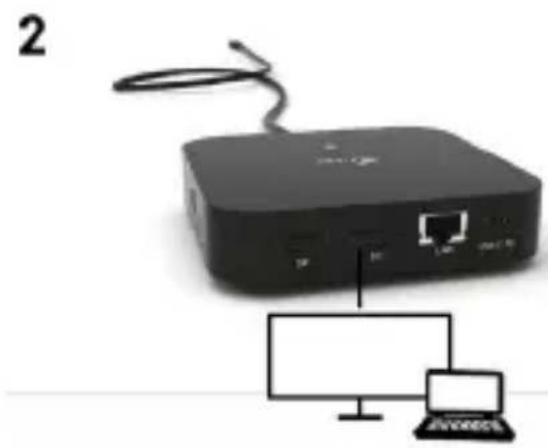 i-TEC C31DUALDPDOCKPD - PODŁĄCZENIE MONITORA Z INTERFEJSEM DISPLAYPORT - 2