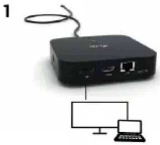 i-TEC C31HDMIDPDOCKPD65 - i-tec USB-C HDMI DP Display Dock with PD 100 W - 1