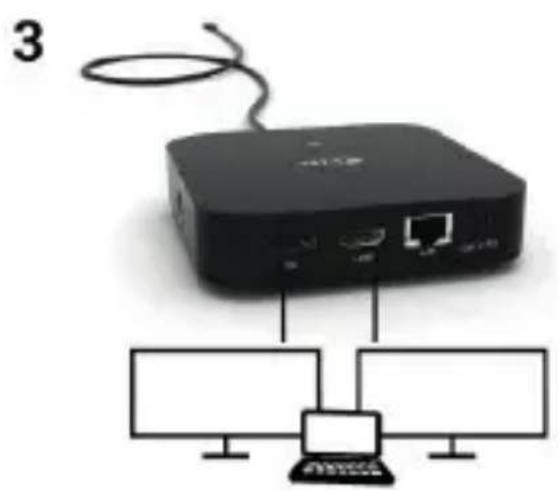i-TEC C31HDMIDPDOCKPD65 - RACCORDEMENT D'UN MONITEUR HDMI, DISPLAYPORT - 2
