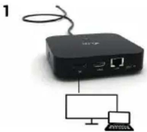 i-TEC C31HDMIDPDOCKPD65 - PODŁĄCZENIE MONITORA Z INTERFEJSEM HDMI, DISPLAYPORT - 1