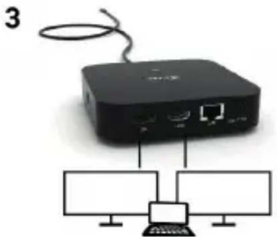 i-TEC C31HDMIDPDOCKPD65 - CONNECTING THE HDMI / DISPLAYPORT MONITOR - 3