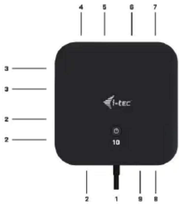 i-TEC C31HDMIDPDOCKPD65 - SPECIFIKACIJA - 1