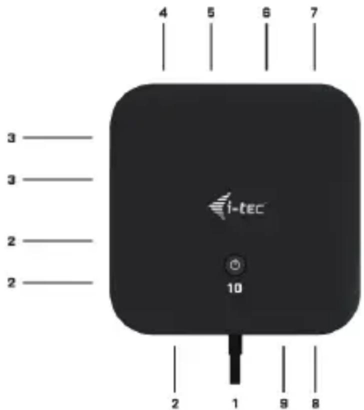 i-TEC C31HDMIDPDOCKPD65 - SPECYFIKACJA - 1