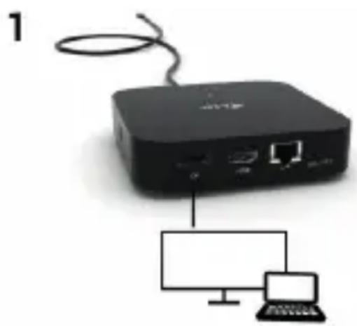 i-TEC C31HDMIDPDOCKPD65 - AANSLUITING VAN DE DISPLAYPOORT, HDMI VAN DE MONITOR - 1