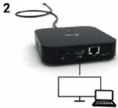 i-TEC C31HDMIDPDOCKPD65 - AANSLUITING VAN DE DISPLAYPOORT, HDMI VAN DE MONITOR - 2