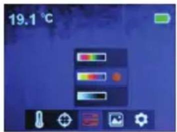 VOLTCRAFT WBP-80 - c) Sélection de la palette de couleurs - 1