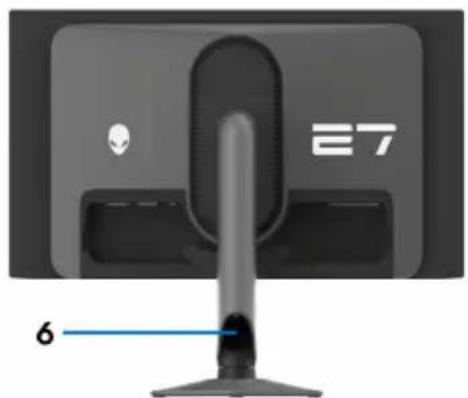 ALIENWARE AW2725DF - Vue arrière - 2