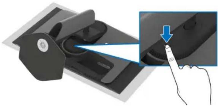 ALIENWARE AW2725DF - Enlever le pied du moniteur - 5