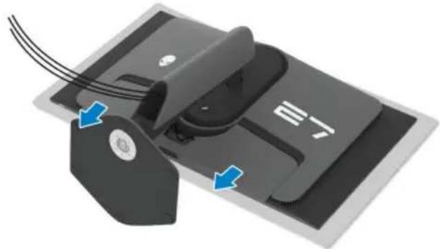 ALIENWARE AW2725DF - Enlever le pied du moniteur - 3
