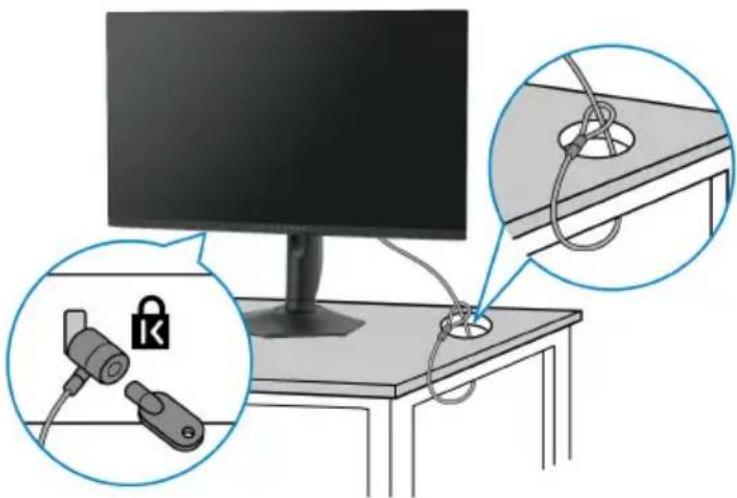 ALIENWARE AW2725DF - Fixer le pied - 9