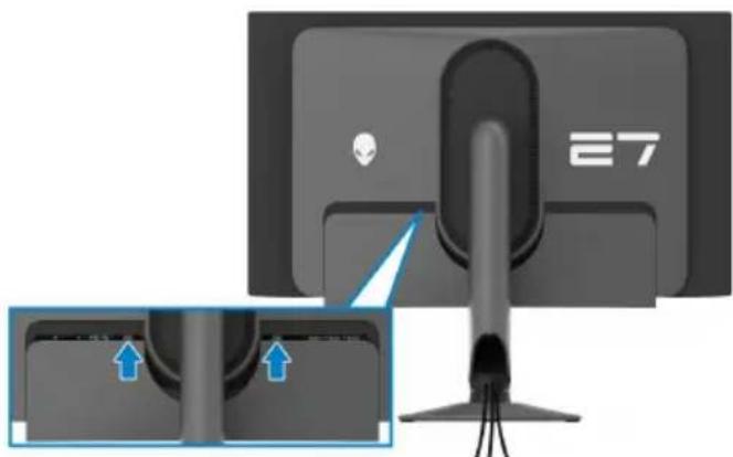 ALIENWARE AW2725DF - Fixer le pied - 10