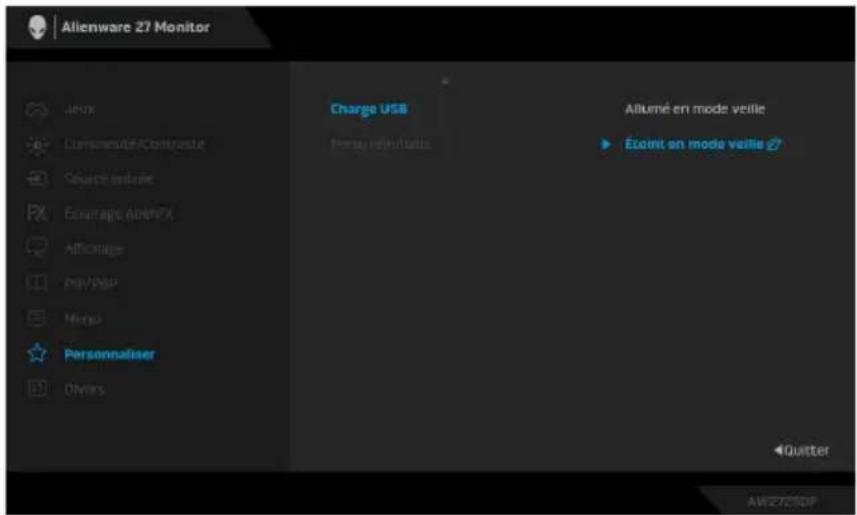 ALIENWARE AW2725DF - Charge USB - 1