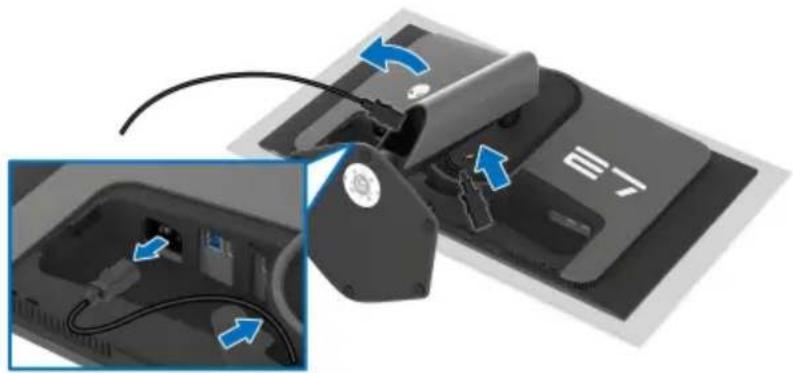 ALIENWARE AW2725DF - Enlever le pied du moniteur - 4
