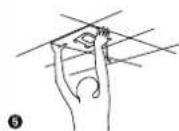 Renkforce RF-CAP-800 - a) Montage van de plafondhouder - 5