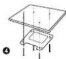 Renkforce RF-CAP-600 - a) Montage van de plafondhouder - 4