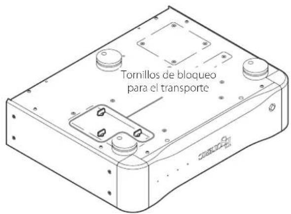 Esoteric G-01XD - Acerca de los tornillos de bloqueo para el transporte - 1