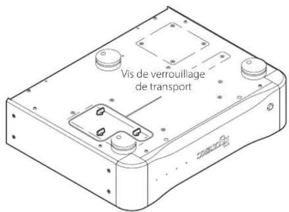 Esoteric G-01XD - À propos des vis de verrouillage de transport - 1