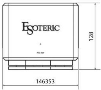 Esoteric PS-01F - Dimensional drawings - 1