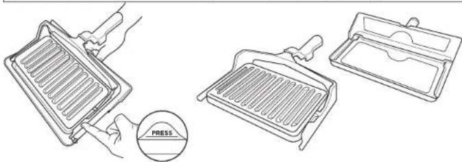 NINJA Foodi ST202EU - como convertir el accesorio parasandwiches enuna bandeja para hornear - 1