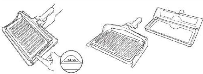 NINJA Foodi ST202EU - Converting the Panini Press into a Grill tray - 1