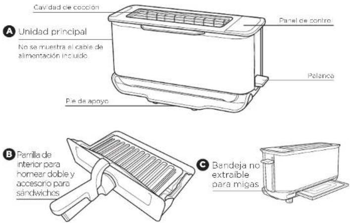 NINJA Foodi ST202EU - PIEZAS - 1