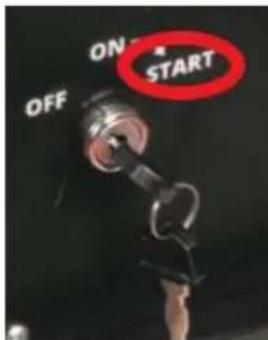 RIBIMEX PRGE5500 - Starting using the electric starter (only for PRGE5500): - 1