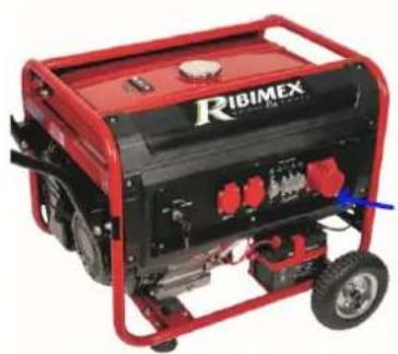RIBIMEX PRGE5500 - 4.3- Avvio del generatore - 3