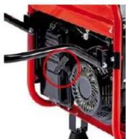RIBIMEX PRGE5500 - Démarrage du moteur avec le démarreur inverseur : - 4