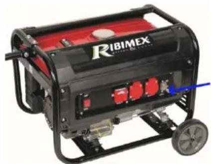 RIBIMEX PRGE5500 - 4.3- Avvio del generatore - 2
