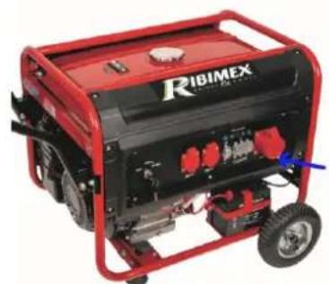RIBIMEX PRGE5500 - 4.3- Starting the generator - 3