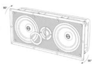 Sonus Faber Palladio PC-562P - ORIENTATION DU LOGO (MODELES PL-563 et PC-563P UNIQUEMENT) - 3
