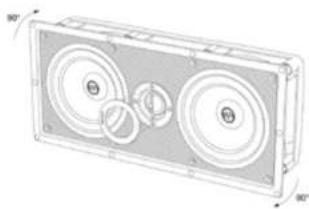 Sonus Faber Palladio PL-563 - DECOUPER LE LONG DU PERIMETRE MARQUE - 19
