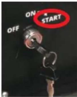 RIBIMEX PRGE2800 - Starting using the electric starter (only for PRGE5500): - 1