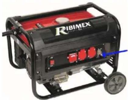 RIBIMEX PRGE2800 - 4.3- Starting the generator - 2