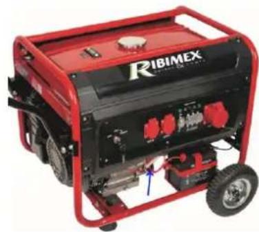 RIBIMEX PRGE2800 - 3.5.1- Oil level check - 3