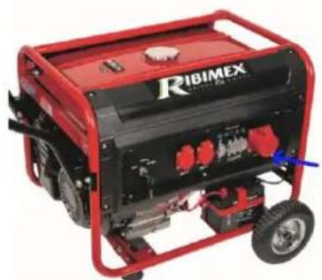 RIBIMEX PRGE2800 - 4.3- Starting the generator - 3