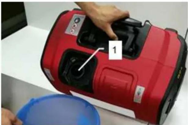 RIBIMEX PRGES2000I - 6.3.2- Drainer le carburant du réservoir (Fig. 27) - 1