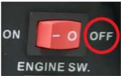 RIBIMEX PRGES2000I - 4.4- Stopping the engine - 2