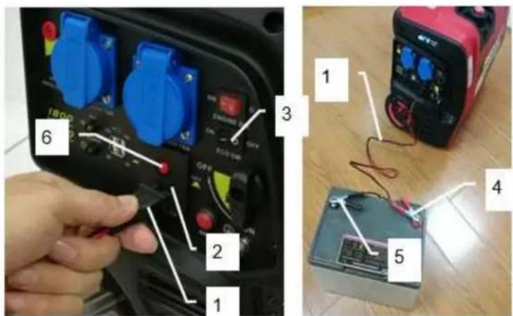 RIBIMEX PRGES2000I - 4.4- Arresto del motore - 4