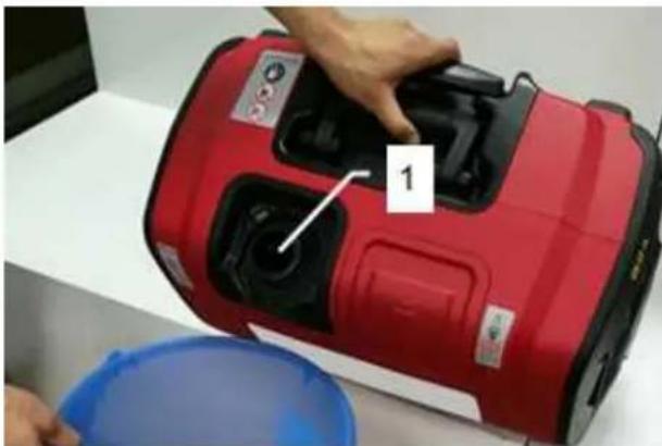 RIBIMEX PRGES2000I - 6.3.2- Scaricare il carburante dal serbatoio (Fig. 27) - 1