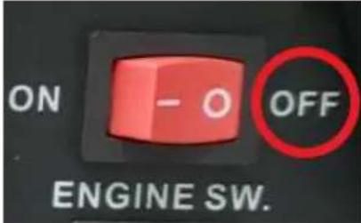 RIBIMEX PRGES2000I - 4.4- Arrêt du moteur - 2