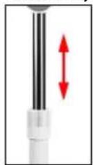 Goobay 59509 - Adjusting the height - 1