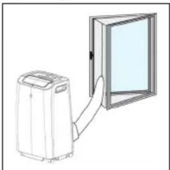 Goobay 59513 - Passing the exhaust hose through the window cover - 2