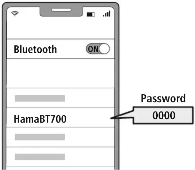 HAMA BT700 - Vašimkoncovýmzariadenímvyhláadajteslúchadlá(potrebnéjetoibapriprvom pripojení) - 1