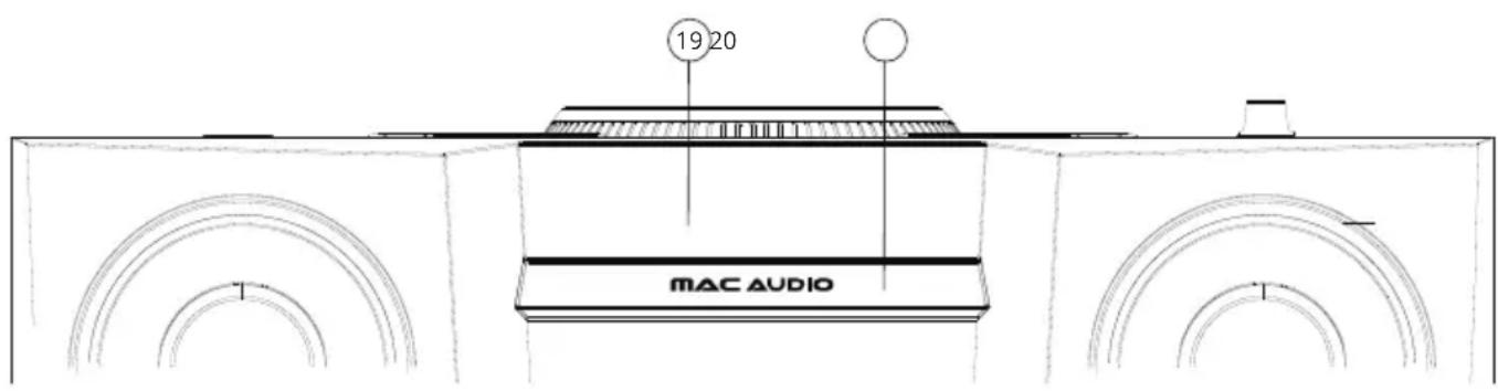 MAC AUDIO MMC 800 - +/- und Ordner +/-: - 1