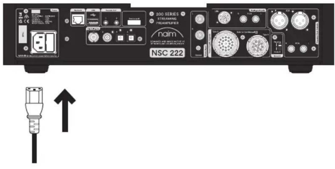 NAIM NSC 222 - Accensione - 2