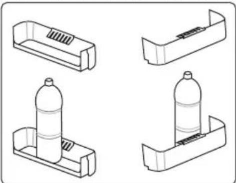 SHARP SJ-FBB05DTXJD - The Bottle Holder (In some models) - 2