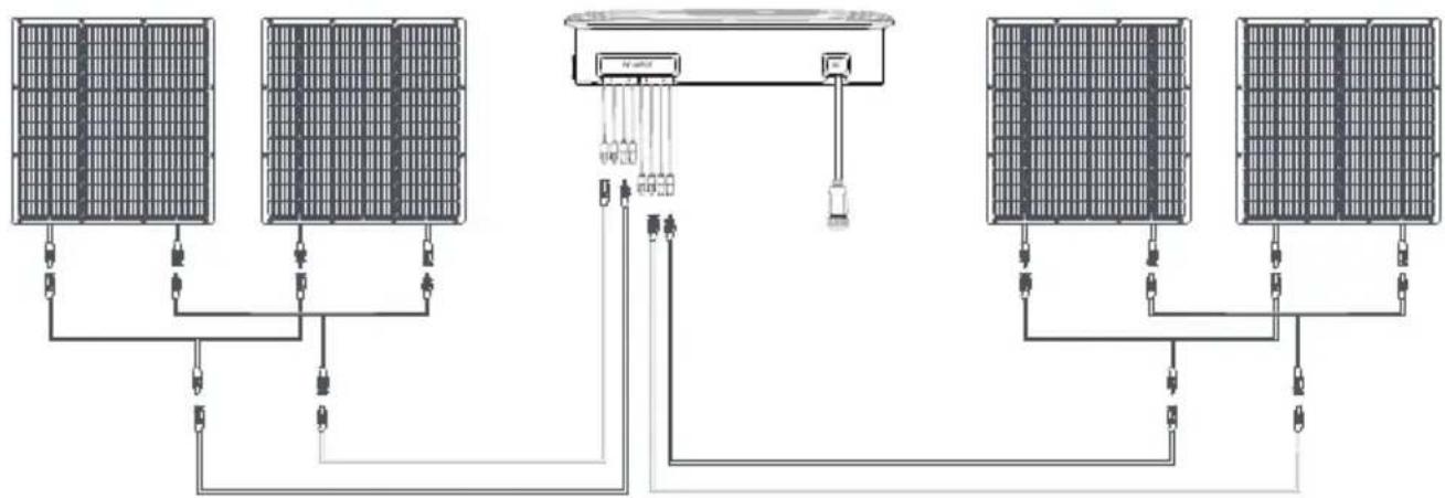 Zendure AB2000 - Collegare direttamente ciascun pannello solare - 3