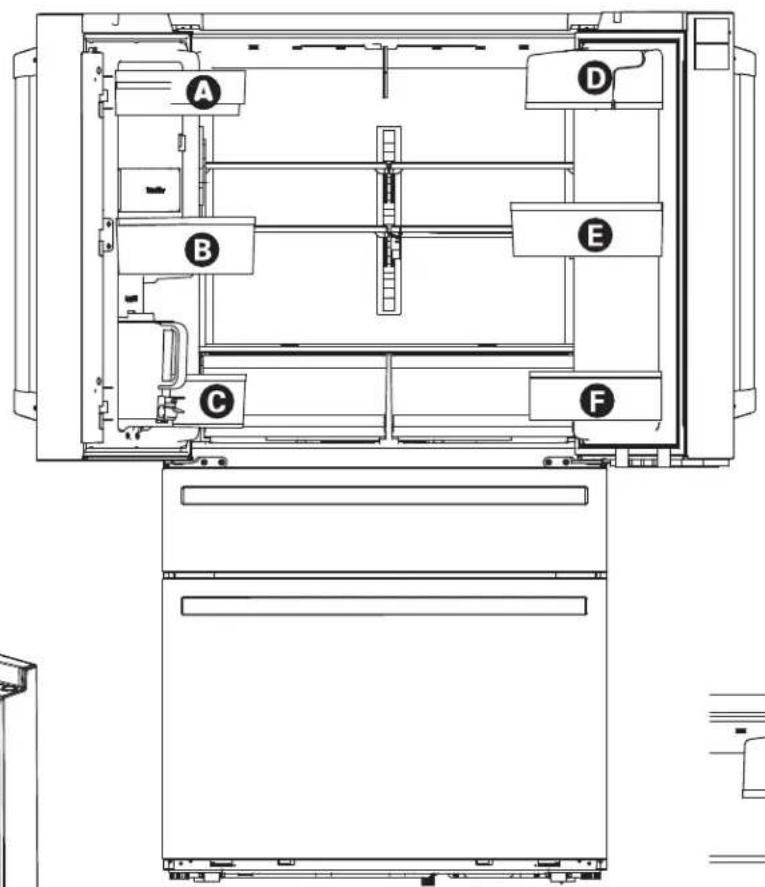 GE CAE28DM5TS5 - CÓMO INSTALAR EL REFRIGERADOR (Cont.) - 2